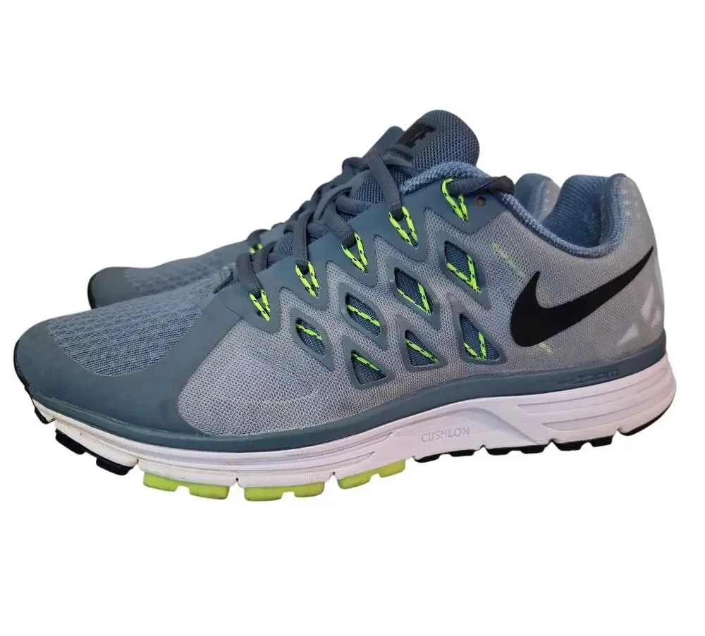 Nike Men's Sz 8 Air Zoom Vomero 642195-405 Gray Green Running Shoes